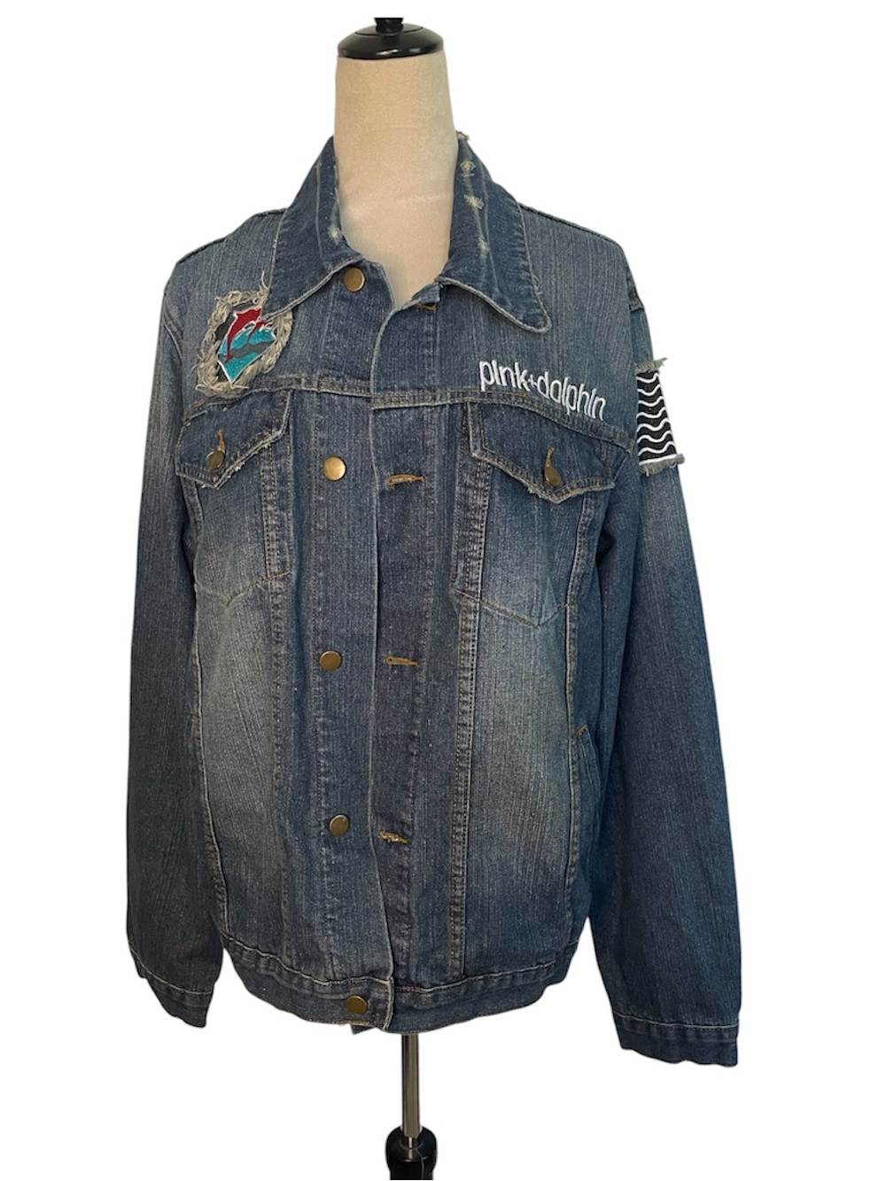 Pink Dolphin Jean Jacket